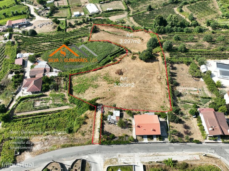Terreno rústico em Torno, 7272 m², com acesso pavimentado