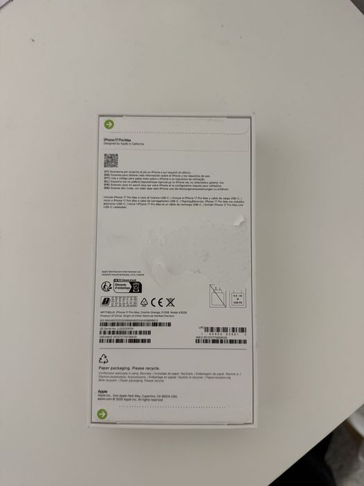 Iphone 17 Pro Max 512gb