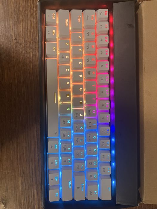 Бездротова механічна клавіатура MAD DOG GK850W RGB