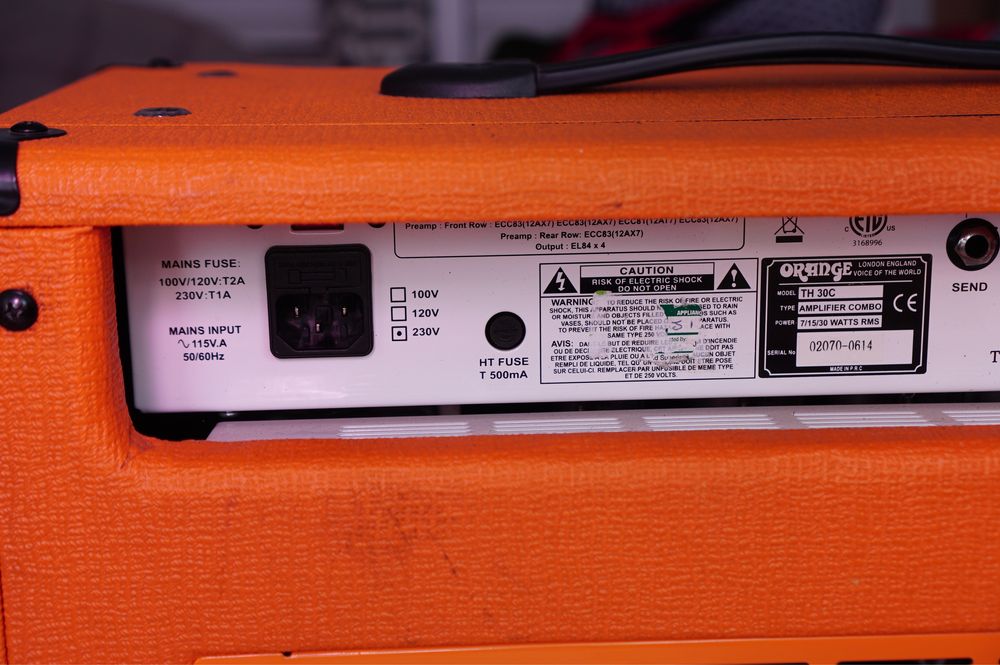 ORANGE TH30C TH 30 Combo wzmacniacz dwukanałowy lampowy 30W 12"