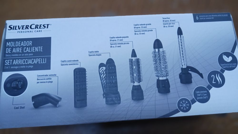 Modelador de cabelo de ar quente