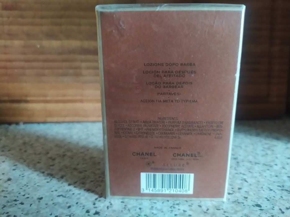 Perfumy Chanel Allure  50 ml after shave