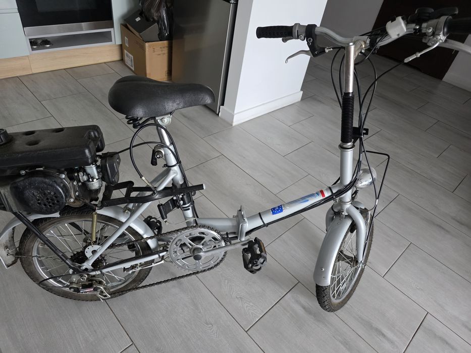 UNIKAT! Składak PRL z napędem spalinowym - Shimano SIS - Kolekcjonerski
