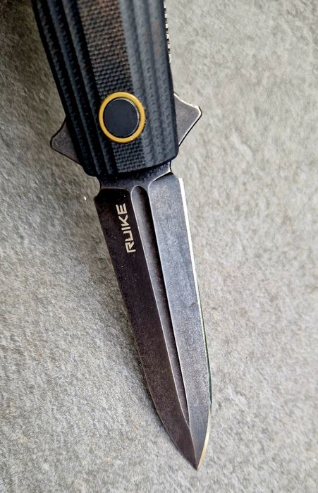 Nóż Składany Ruike P188-B / Stal 14C28N / Dagger Style / Flipper