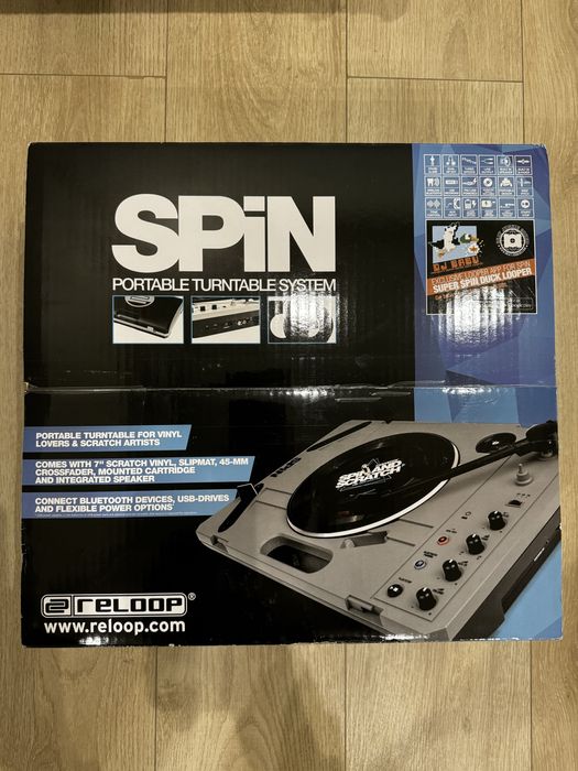 Програвач вінілу Reloop Spin для автономного тренування  скретчингу