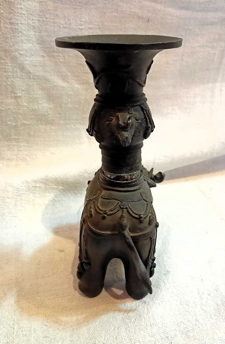 Incensário Bronze Rajastão Índia Séc XVIII