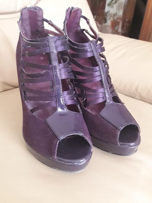 GRACELAND Fioletowe szpilki w roz 39.