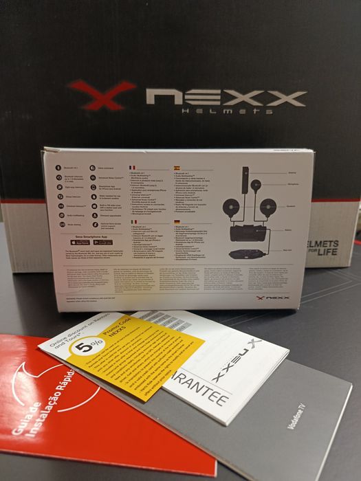 Capacete novo nexx  e bluetooth