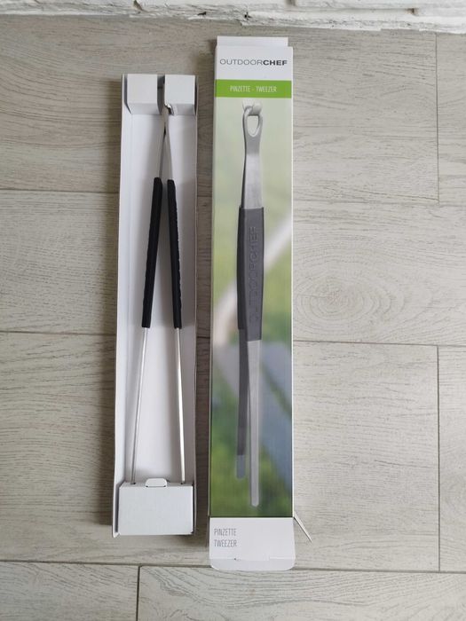 Szczypce do grilla ze stali nierdzewnej