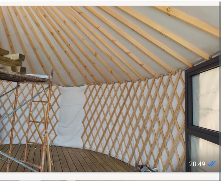 Yurt de 7 metros de diâmetro