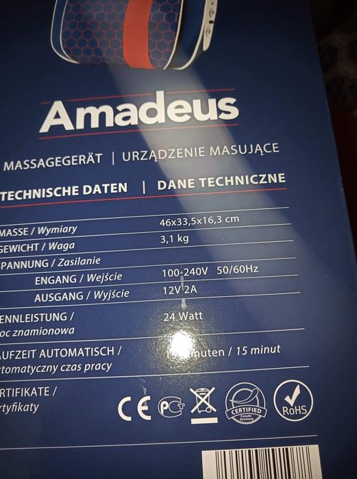 Masażer, urządzenie masujqce