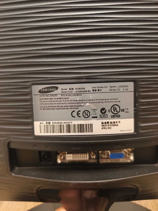 Monitor Samsung S22B300 22"