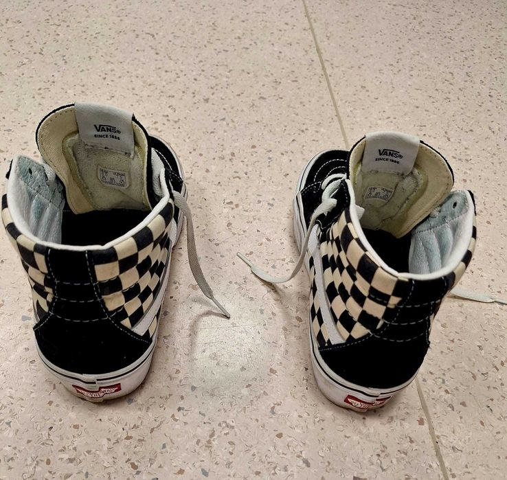 Ténis Vans Sk8-Hi Checkerboard