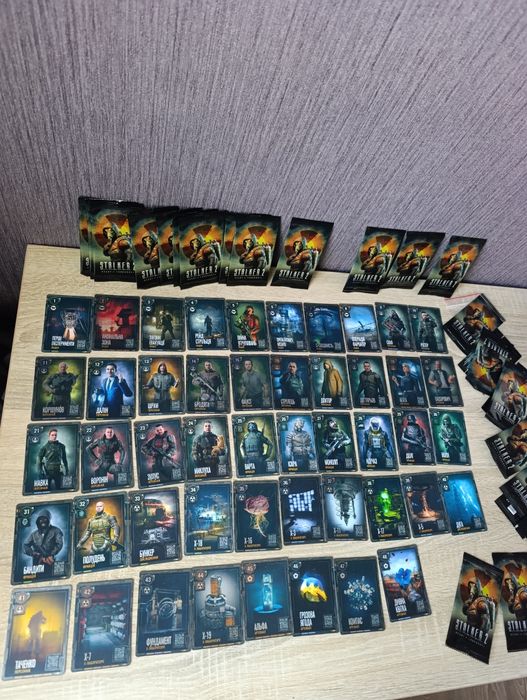 Продам Карточки Stalker 2 уся колекція 48 шт