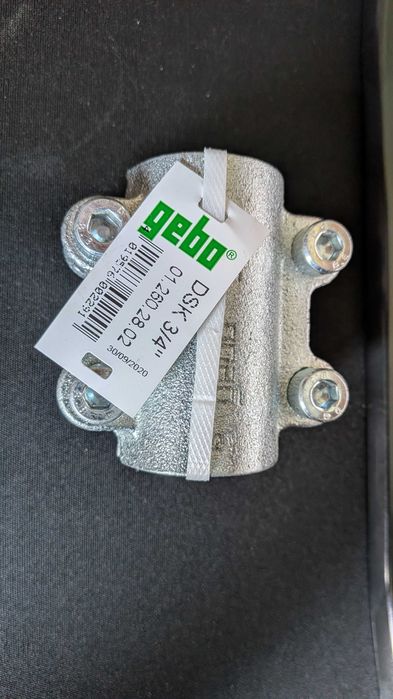 GEBO DSK 3/4" – złączka zaciskowa do rur stalowych