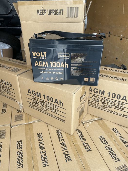 Акумулятор Volt Polska AGM V-PRO 12V 100 Ah.