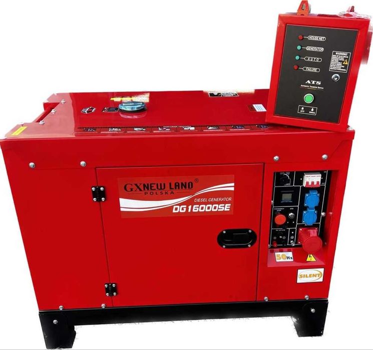 Agregat prądotwórczy 16 kVA GX Polska Diesel V2 1000ccm 320 Kg , FV