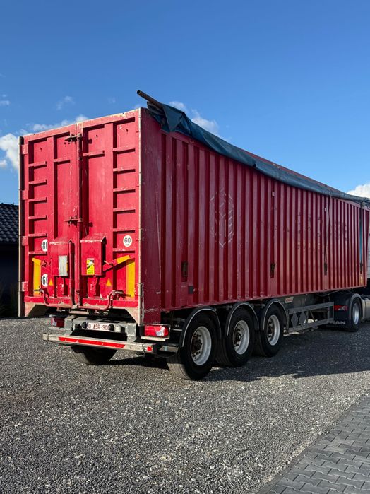 Naczepa wywrotka  Benalu 70 m3 cała aluminiowa na poduszkach.