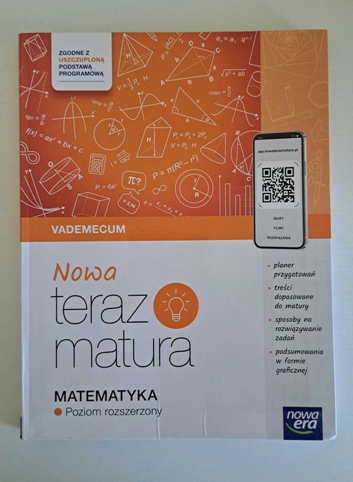 Vademecum Matematyka Nowa teraz matura + zbiór zadań poz. r.