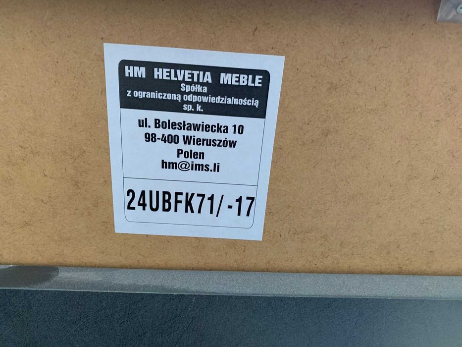 Komoda w kolorze grafitowym