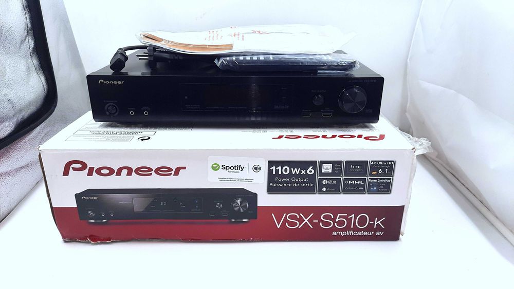 amplituner- PIONEER VSX-S510 6.2 czarny |+ akcesoria