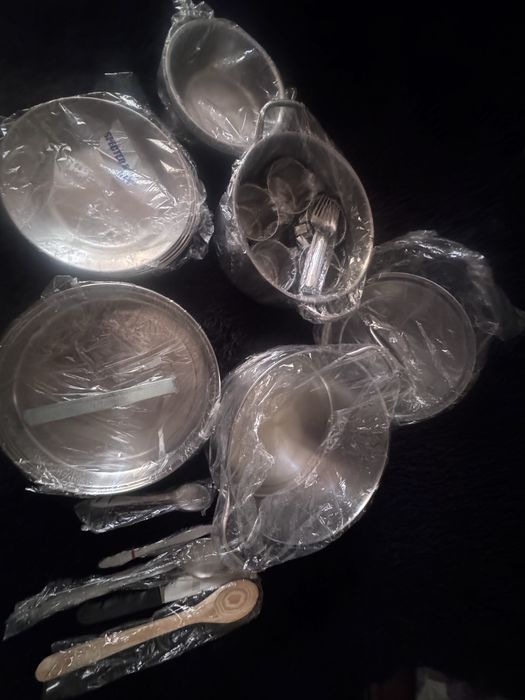 Набор посуды нержавейка на 5 человек