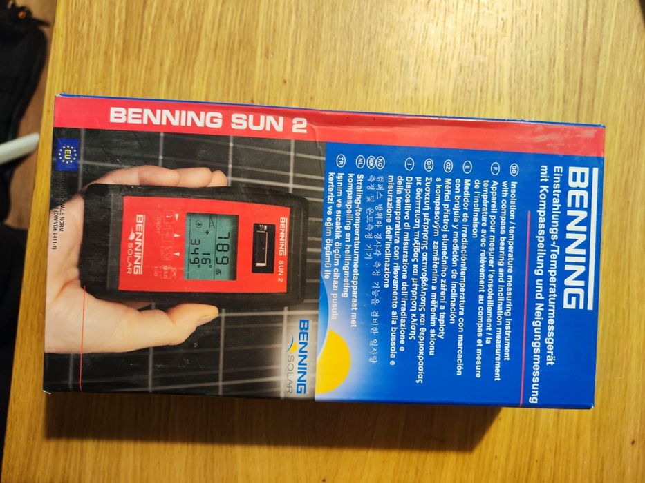 Miernik nasłonecznienia i temperatury BENNING SUN2