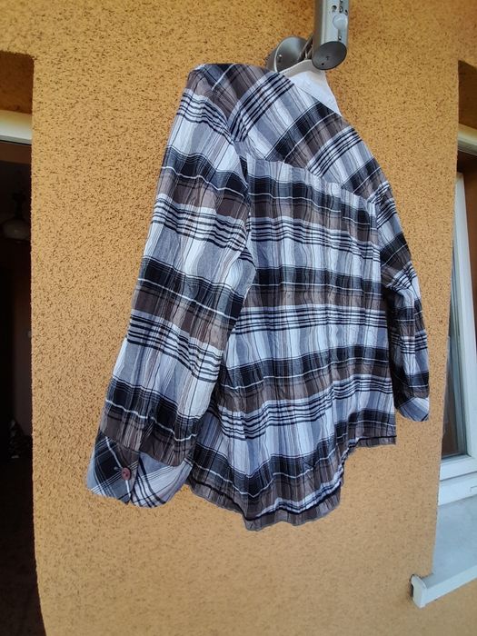 Luksusowa bluzka w kratę 44