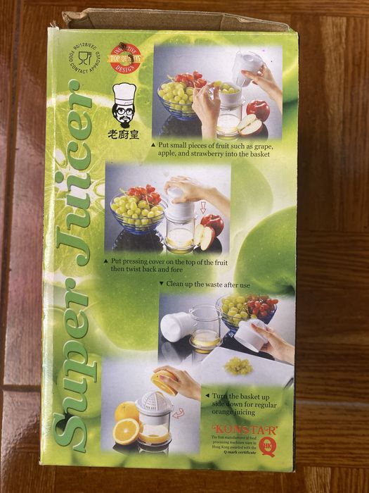Espremedor fruta manual NOVO