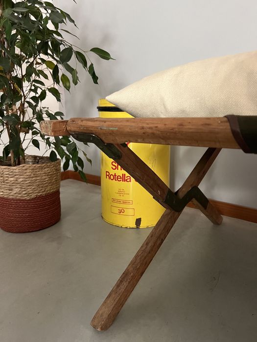 Cama de campanha vintage - exército