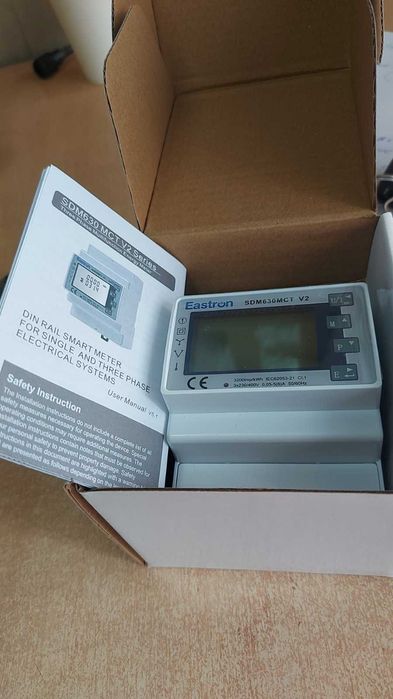 Лічильник електроенергії Eastron SDM630MCT 5A CT  V2 трифазний RS485 Modbus