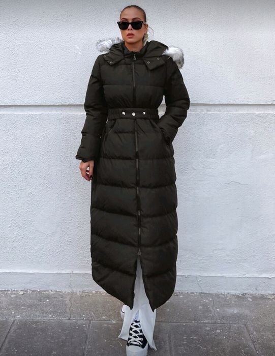 Długa kurtka płaszcz xl