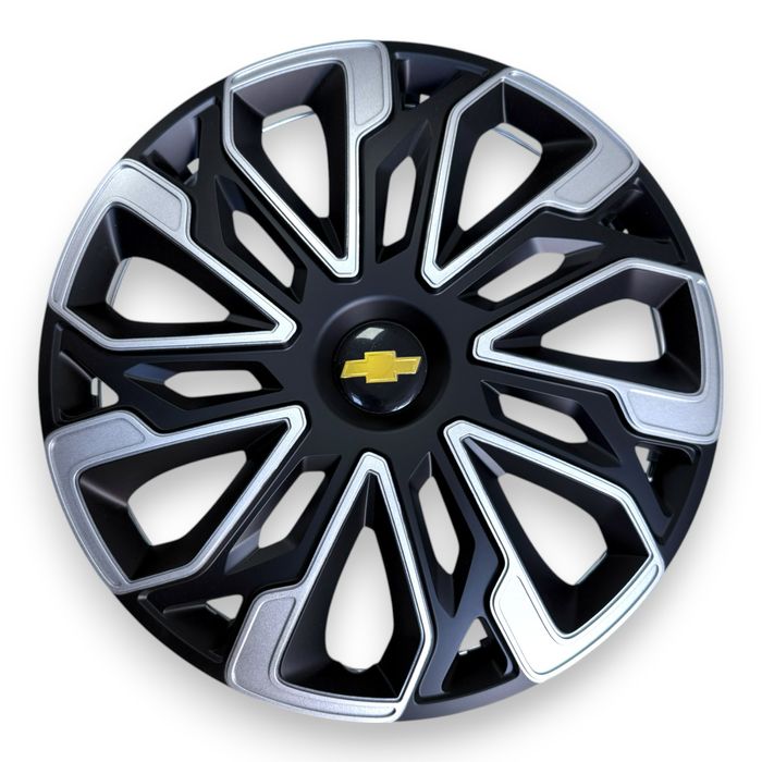 Ковпаки на колеса Estoril silver&black R15 колпаки на диски