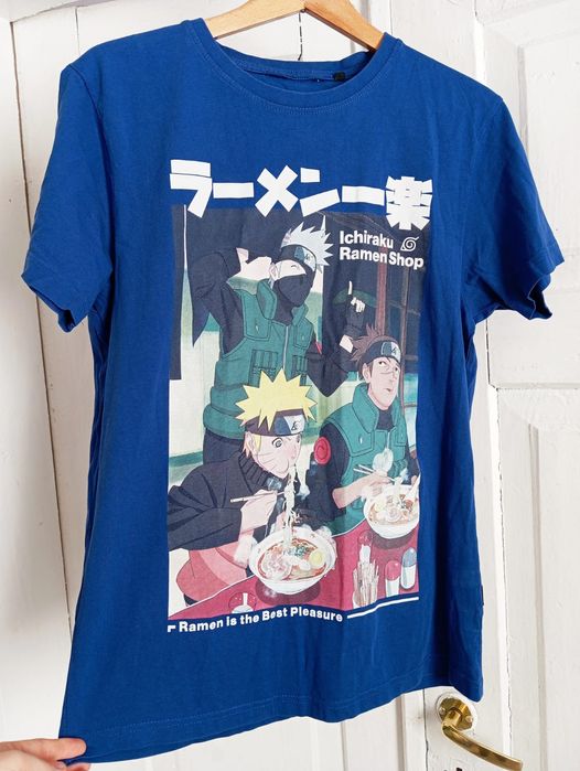 T-shirt bts Cropp NARUTO SHIPPUDEN rozm L stan bdb