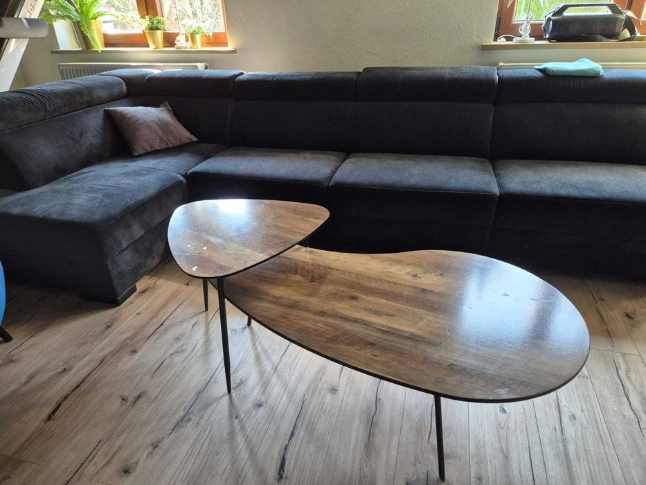 Stoliki kawowe 2w1 loft / nowoczesne – komplet