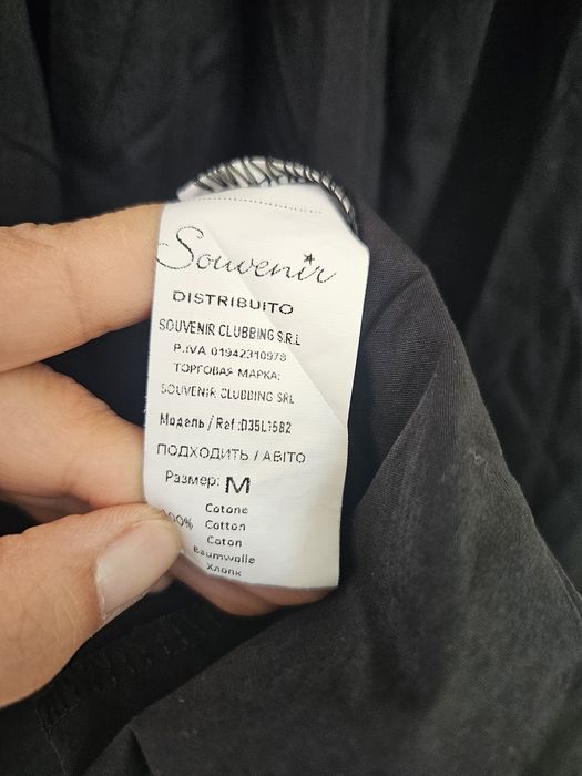 Czarna sukienka Souvenir Italy maxi