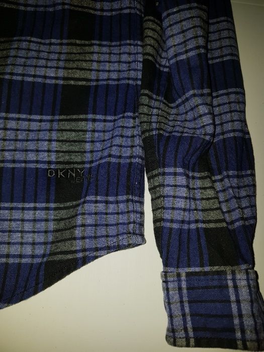 DKNY rewelacyjna flanelowa koszula w kratę na M/L