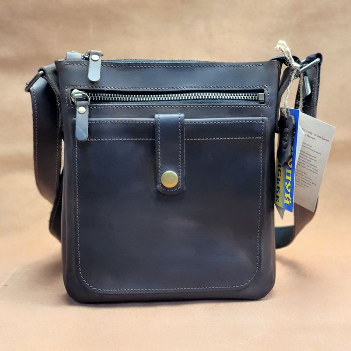 Мужская кожаная сумка планшет GS ПЛ 001 коричневая: 1 290 грн ...