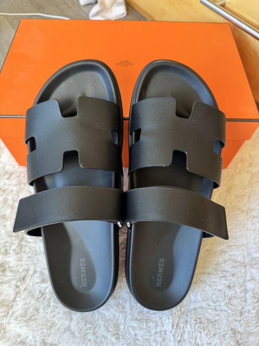 Шлепки hermes шипры