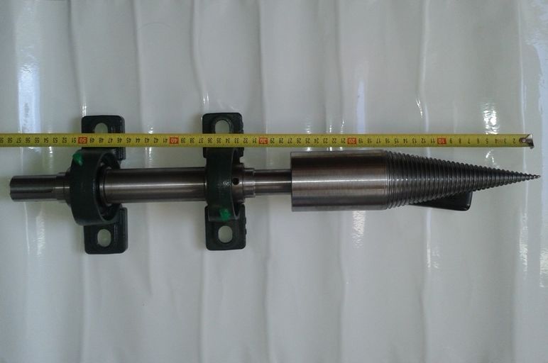 Дровокол в cборе, дровокол винтовой,конусный дровокол