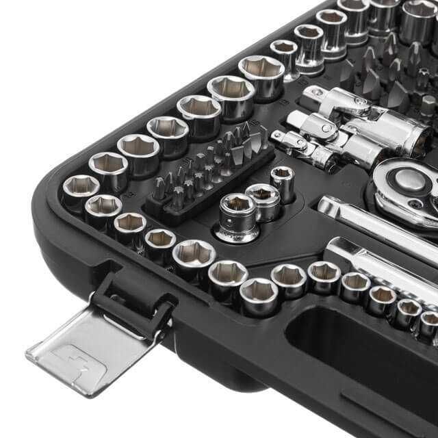 Набор инструментов 1/2" & 3/8" & 1/4", 171ед. INTERTOOL ET-8171. Новий