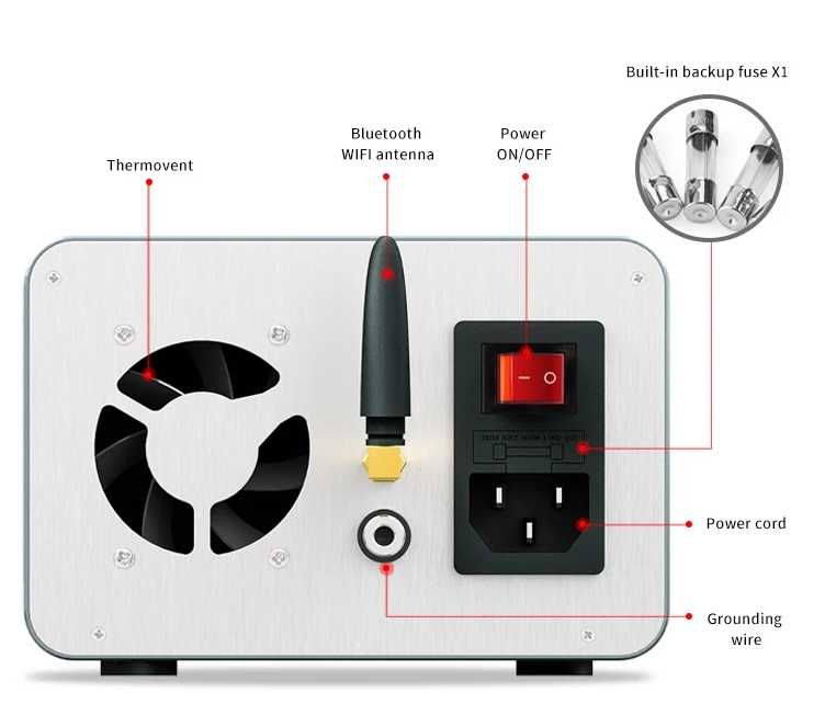 Aixun 320w fonte de alimentação regulada inteligente 32v 8a