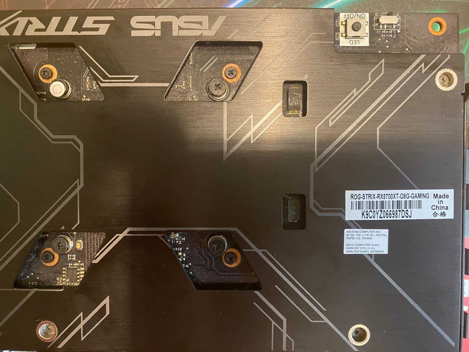 Видеокарта Asus Radeon RX 5700 XT ROG Strix OC 8GB