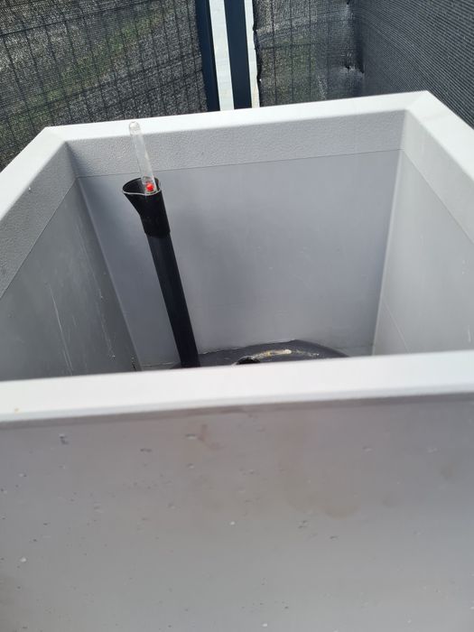 Doniczka, Kwietnik Eco Recycled wysoki Lamela z serii Karo