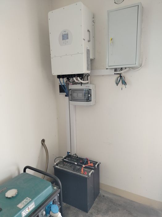 Сонячні панелі • Сонячні батареї • Гібридна СЕС