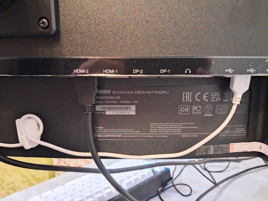 Монітор 34 iiyama G-Master Red Eagle GB3467WQSU