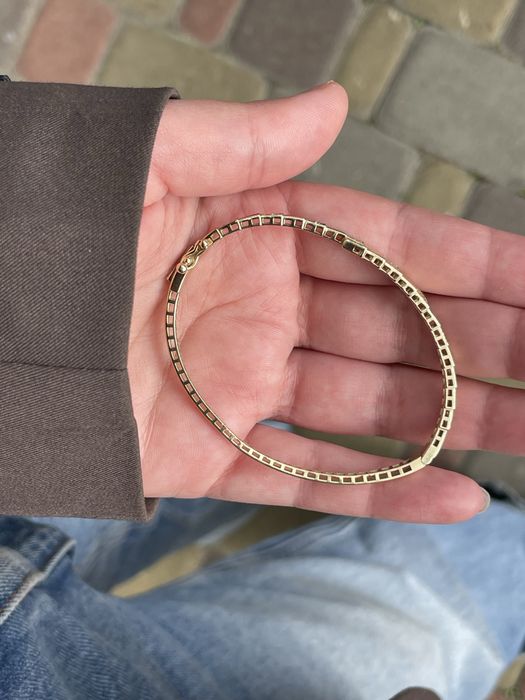 Золотий браслет 585* змія в стилі Cartier терміново