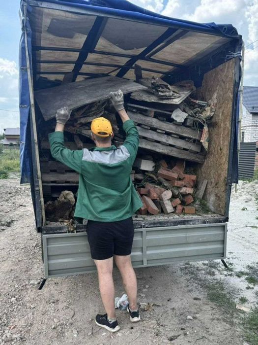 Вывезти мусор, Услуга вывоза мусора Харьков, Вывоз мусора газель зил