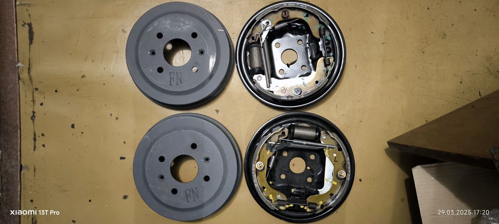 Комплект оригінальних задніх гальм Aveo/Vida