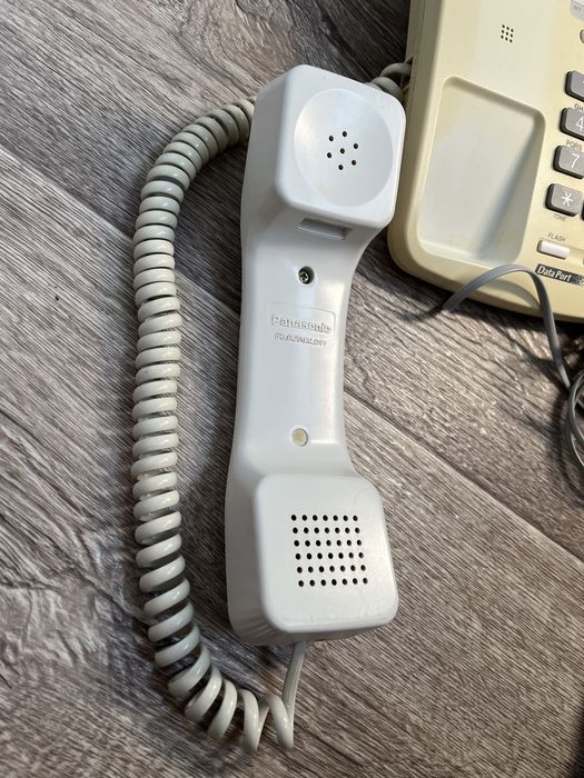 Стаціонарний телефон PANASONIC KX-TS10MX-W (проводной телефон)